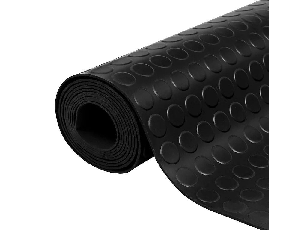 Tapis en caoutchouc antidérapant 1,5x4 m 3 mm Point