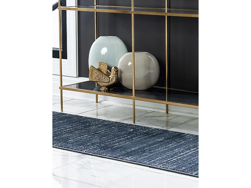Tappeto 80x245 Blu scuro Bellevue