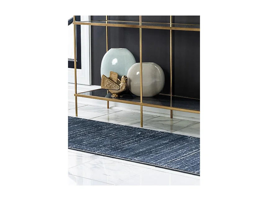 Tapis 80x245 Bleu foncé Bellevue