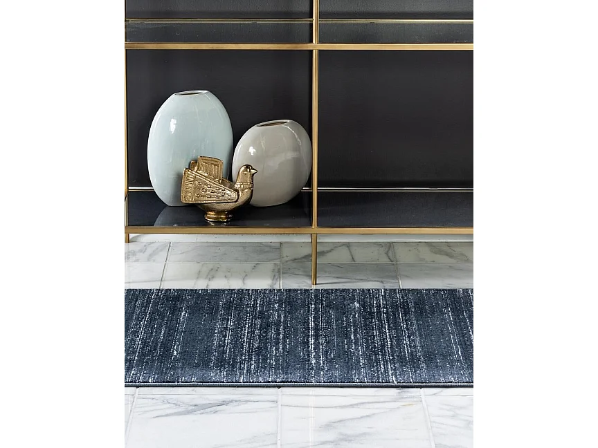 Teppich 80x245 Dunkelblau Bellevue