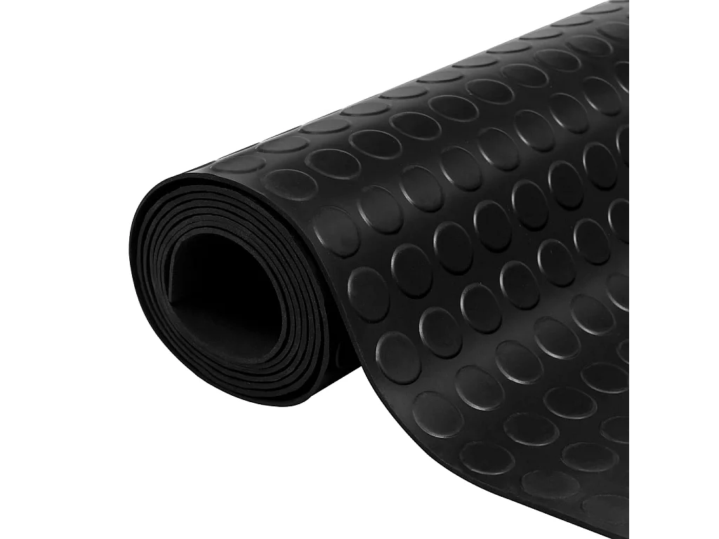 Tapis en caoutchouc antidérapant avec points 5 x 1 m
