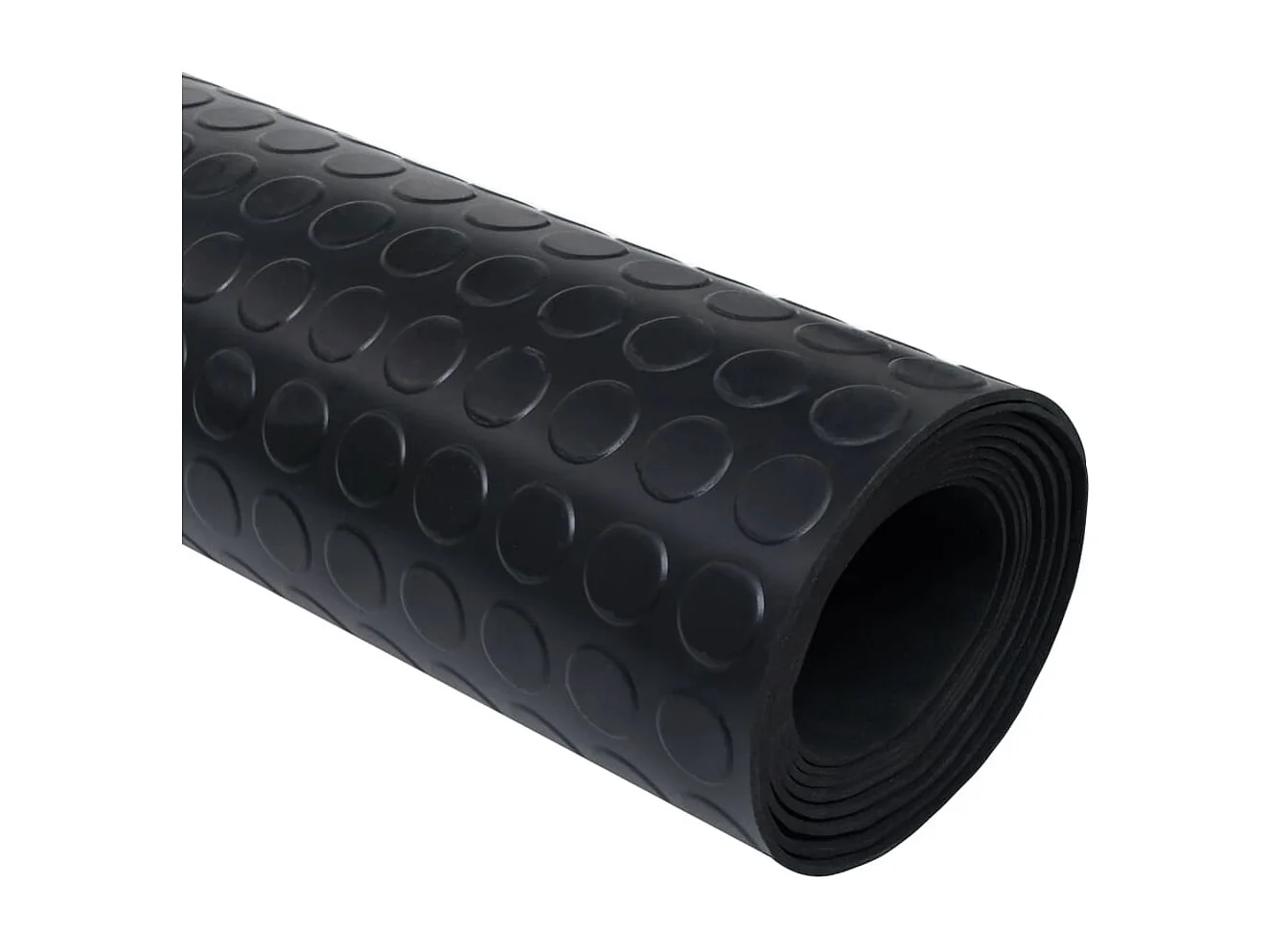 Tapis en caoutchouc antidérapant avec points 5 x 1 m