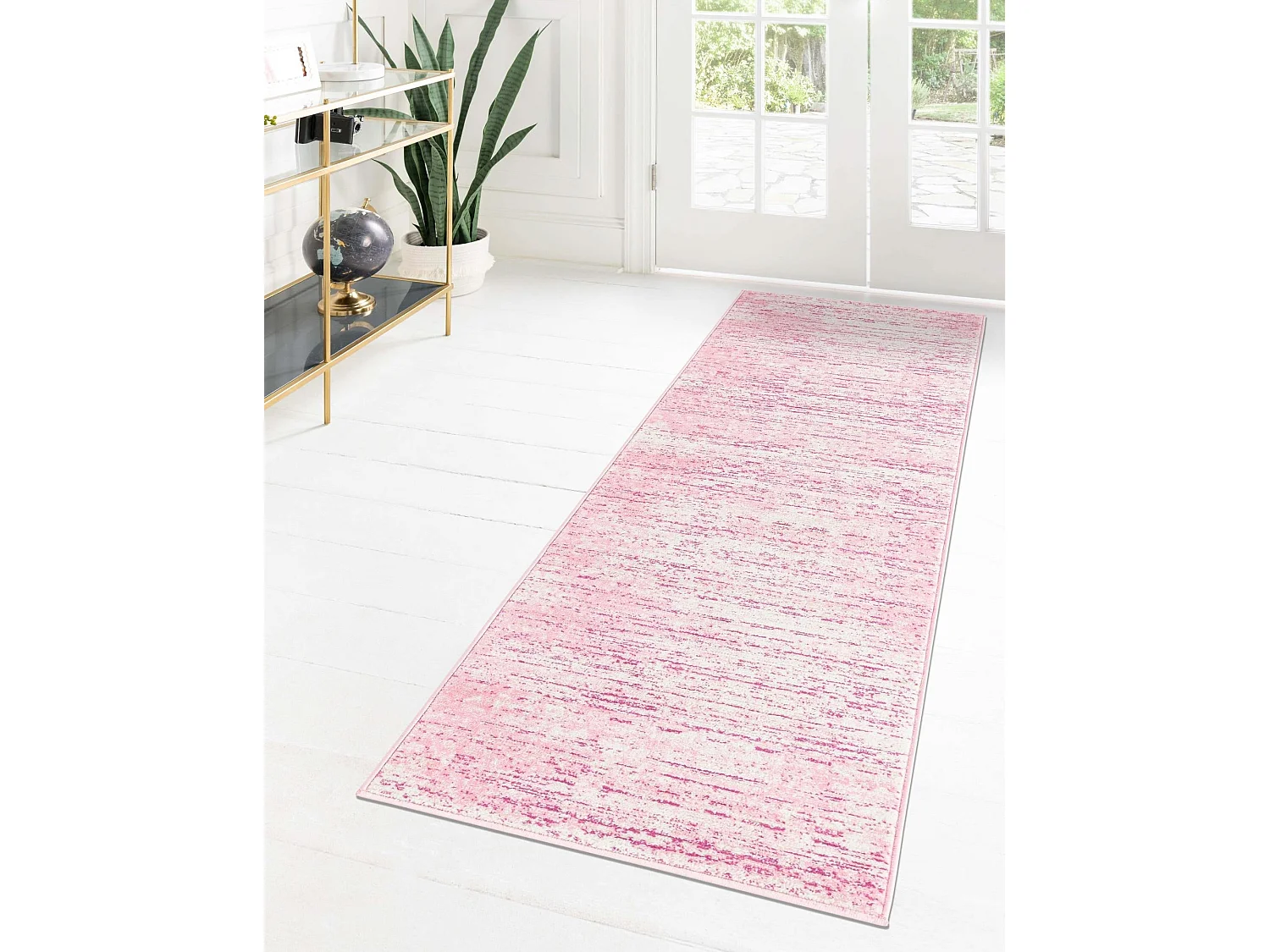 Teppich 66x183 Rosa Bellevue