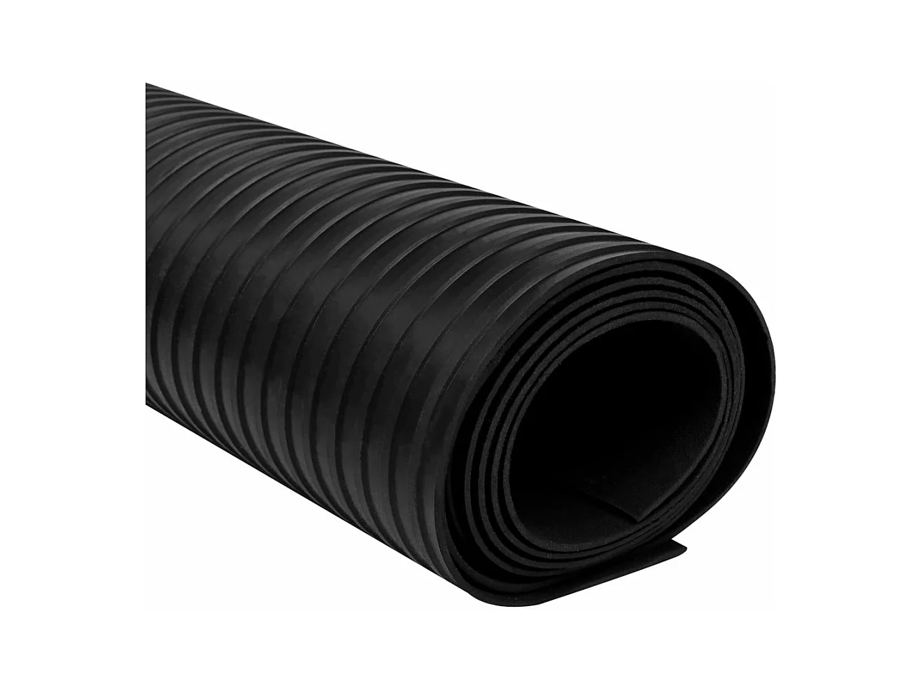 Tapis en caoutchouc antidérapant 2 x 1 m Modèle à nervures