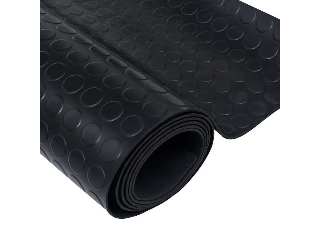 Tapis en caoutchouc antidérapant avec points 2 x 1 m