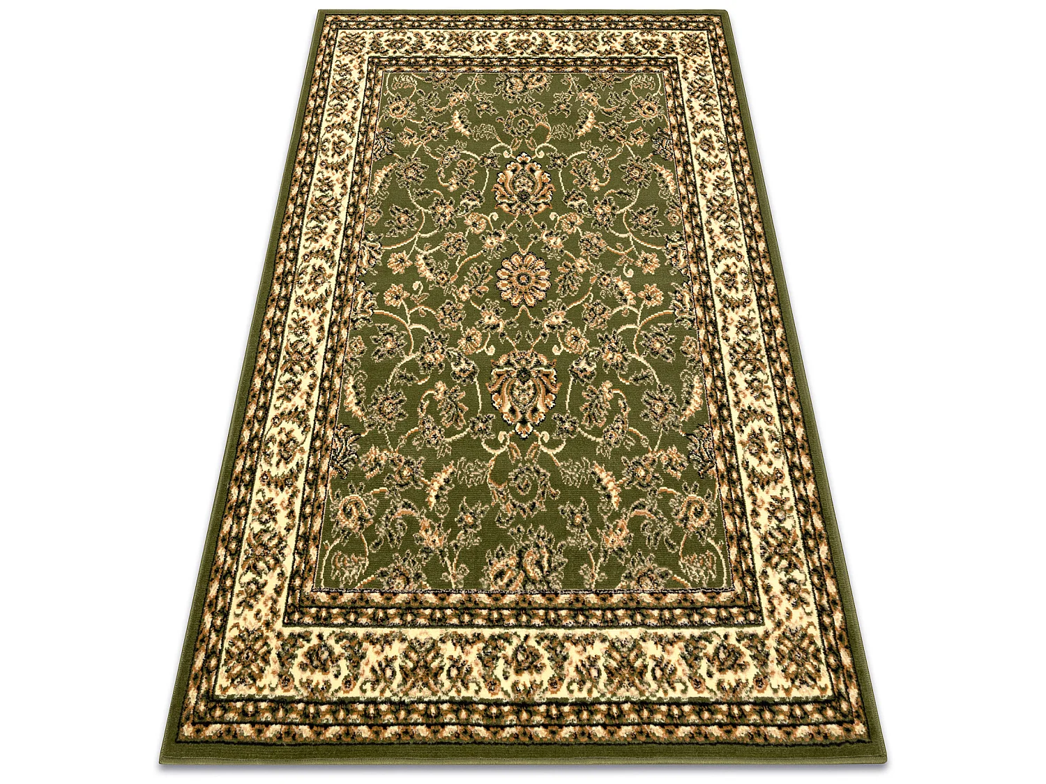 BCF Tapis Morad KLASYK classique - olive verte 80x150 cm