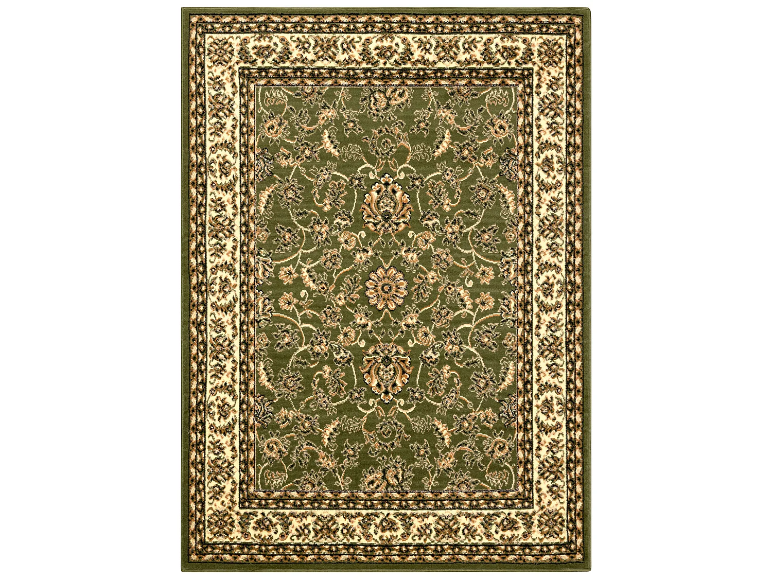 BCF Tapis Morad KLASYK classique - olive verte 80x150 cm