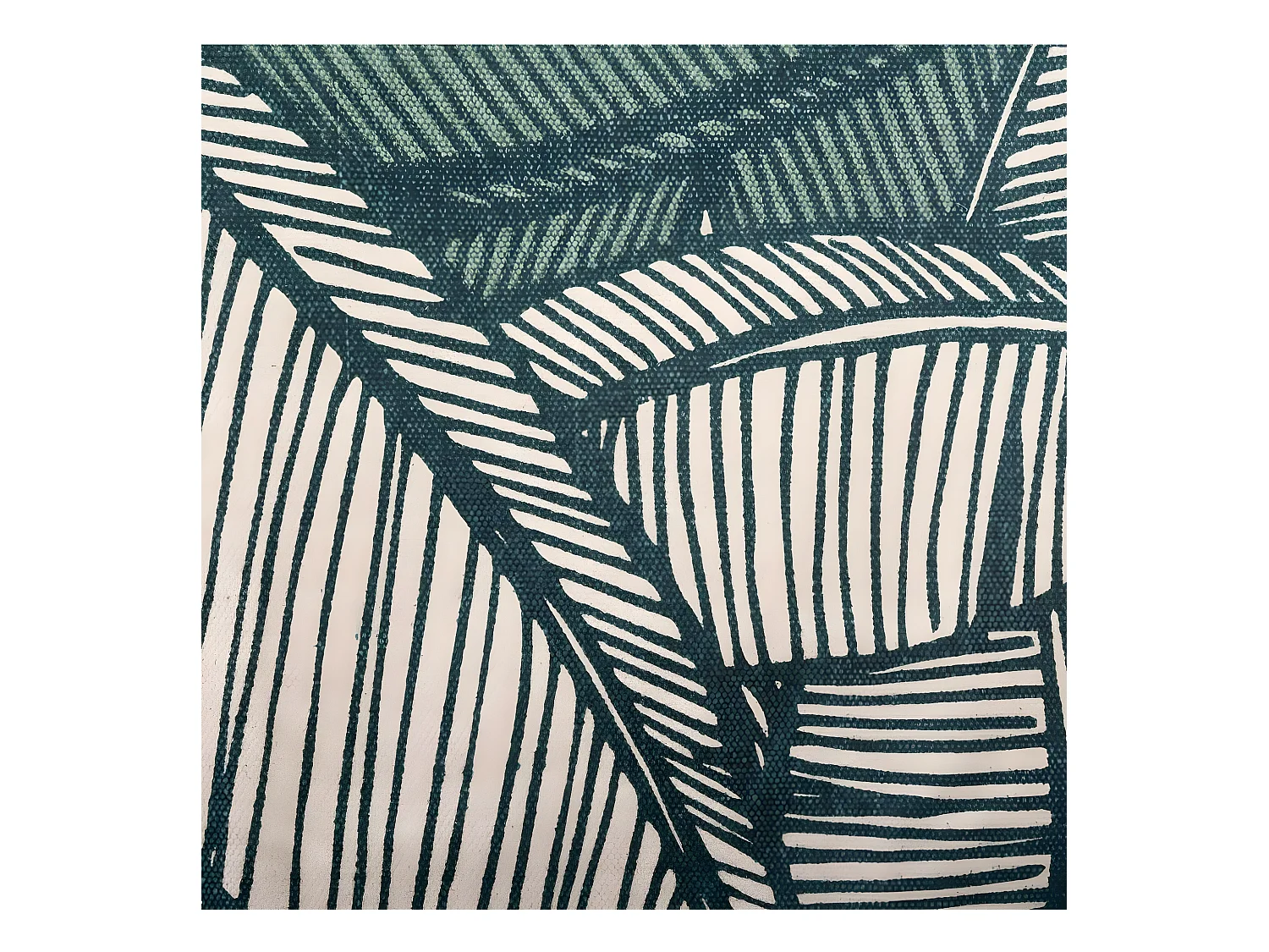 Tapis décoratif en Coton Vert Jungle 120 x 170 cm