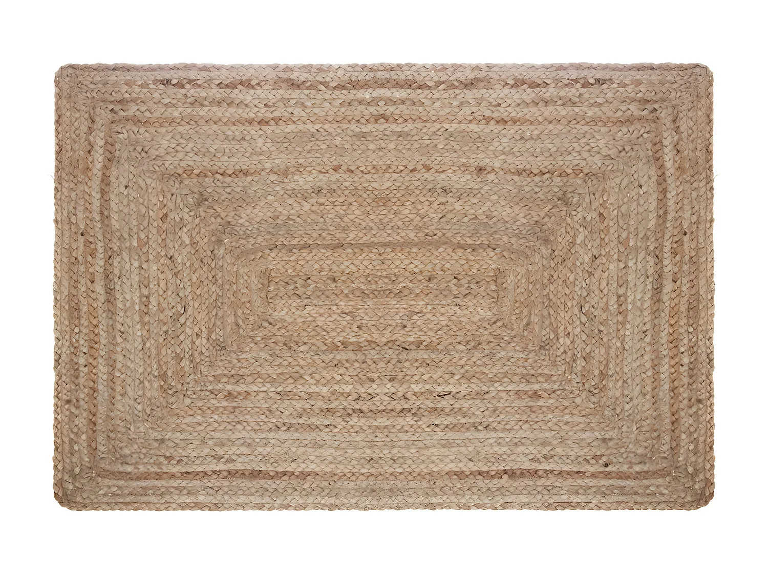 Tapis décoratif en Jute naturel 60 x 90 cm