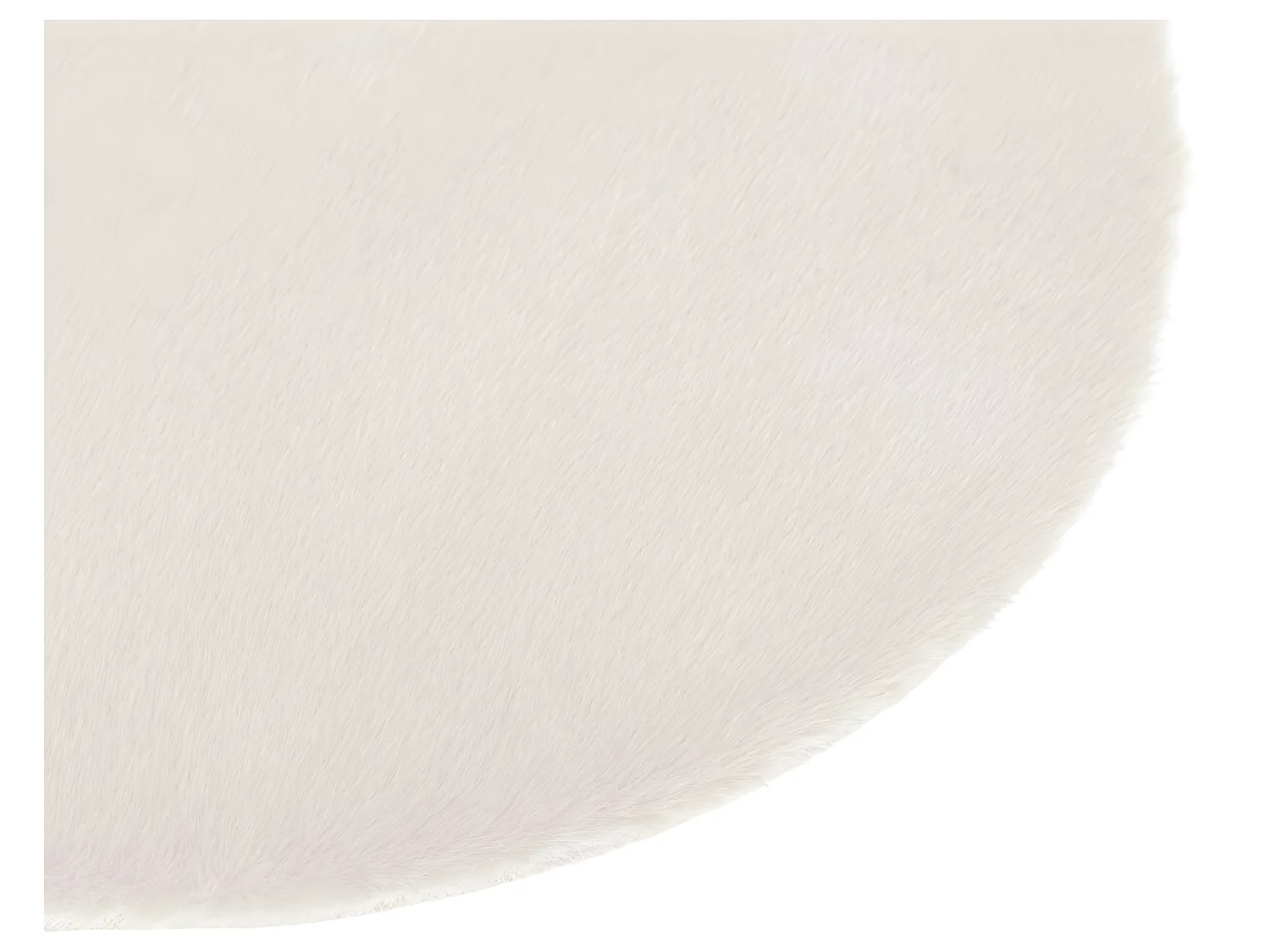 Tapis en Fourrure Ivoire Extra Doux 60 x 90 cm