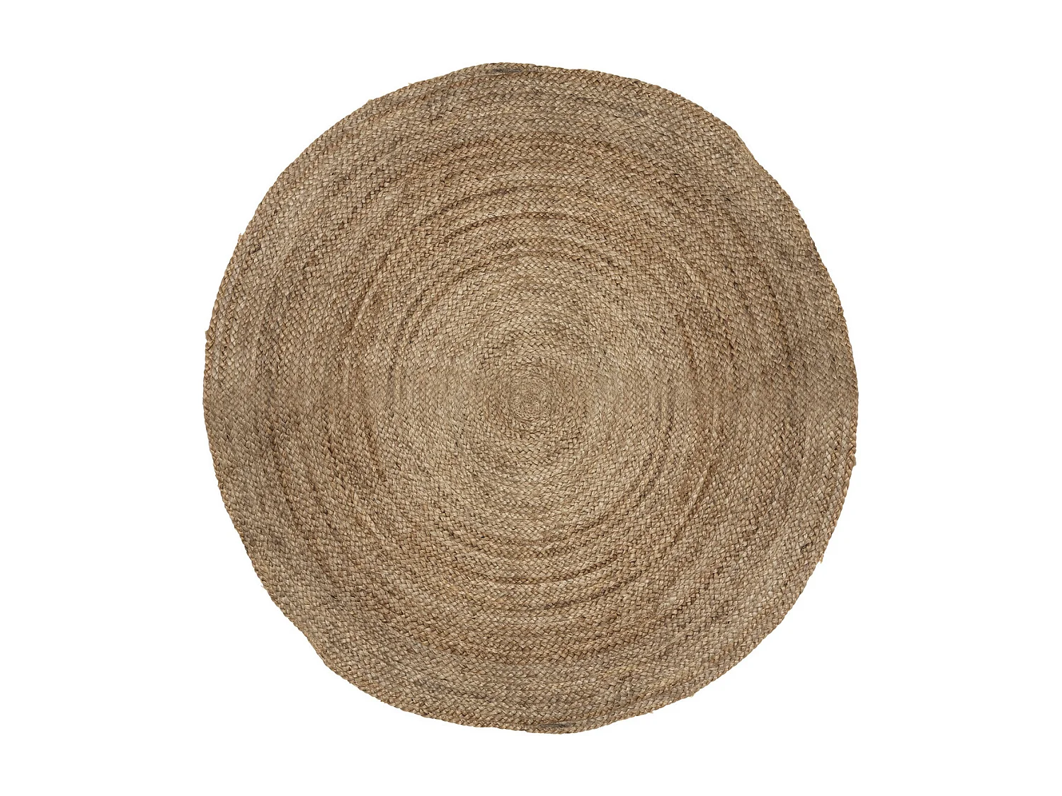 Tapis rond  décoratif en Jute D 120 cm