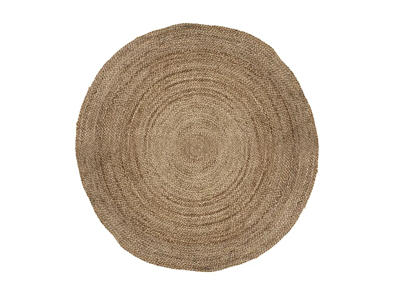 Tapis rond  décoratif en Jute D 120 cm