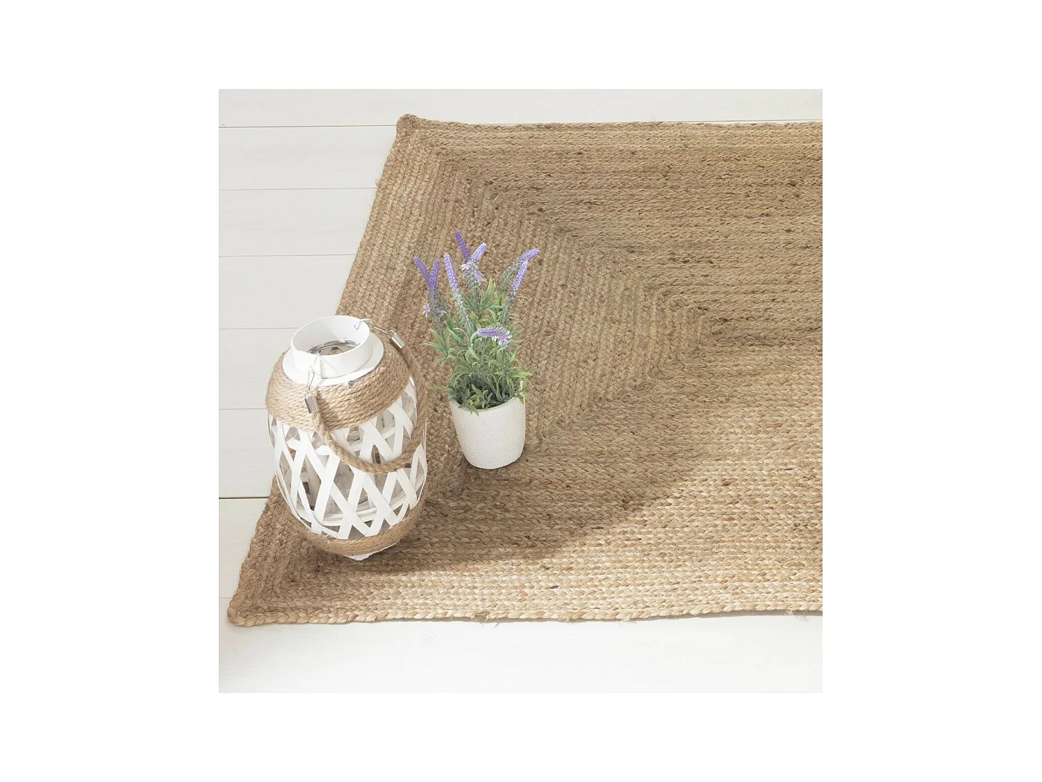 Tapis décoratif en Jute 120 x 170 cm