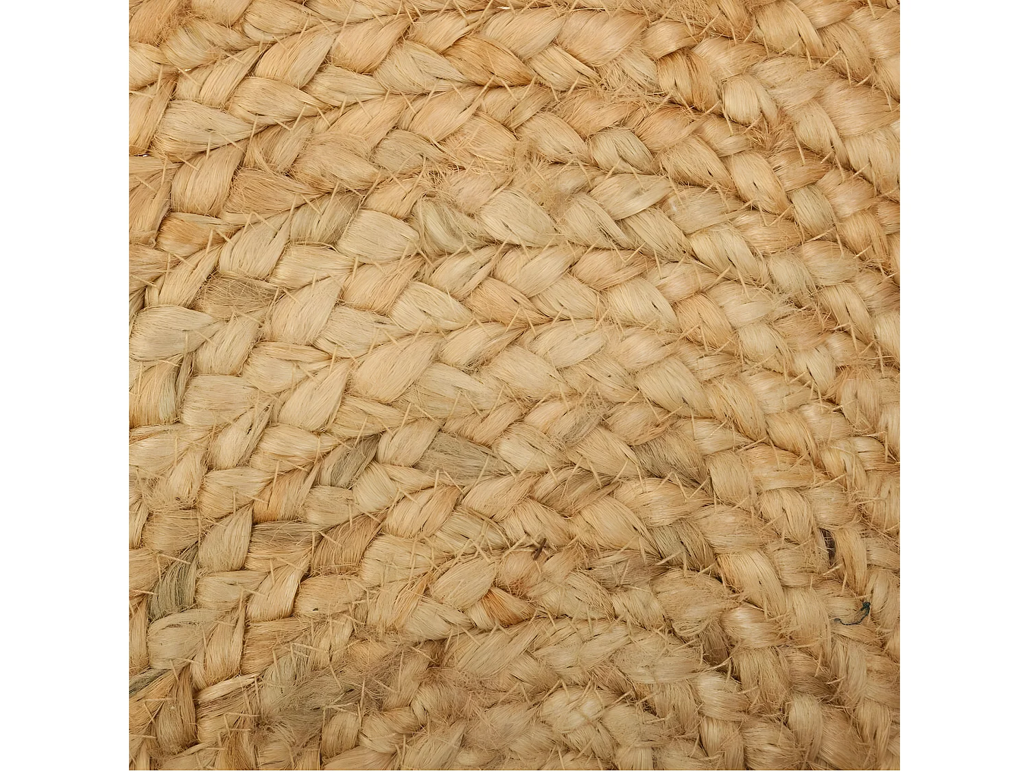 Tapis rond ajouré en jute D 120 cm