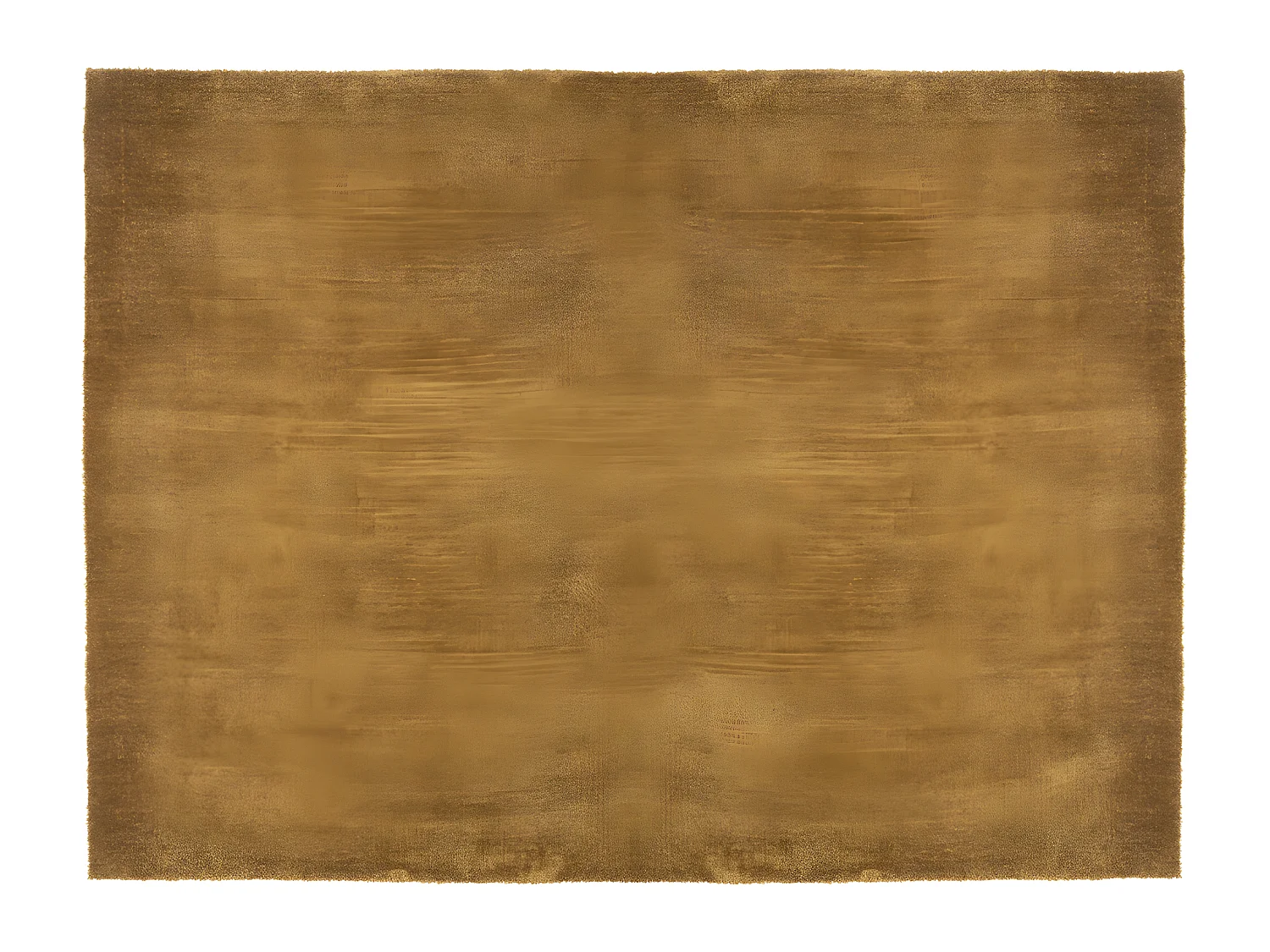 Tapis décoratif Jaune ocre avec reflets 120 x 170 cm