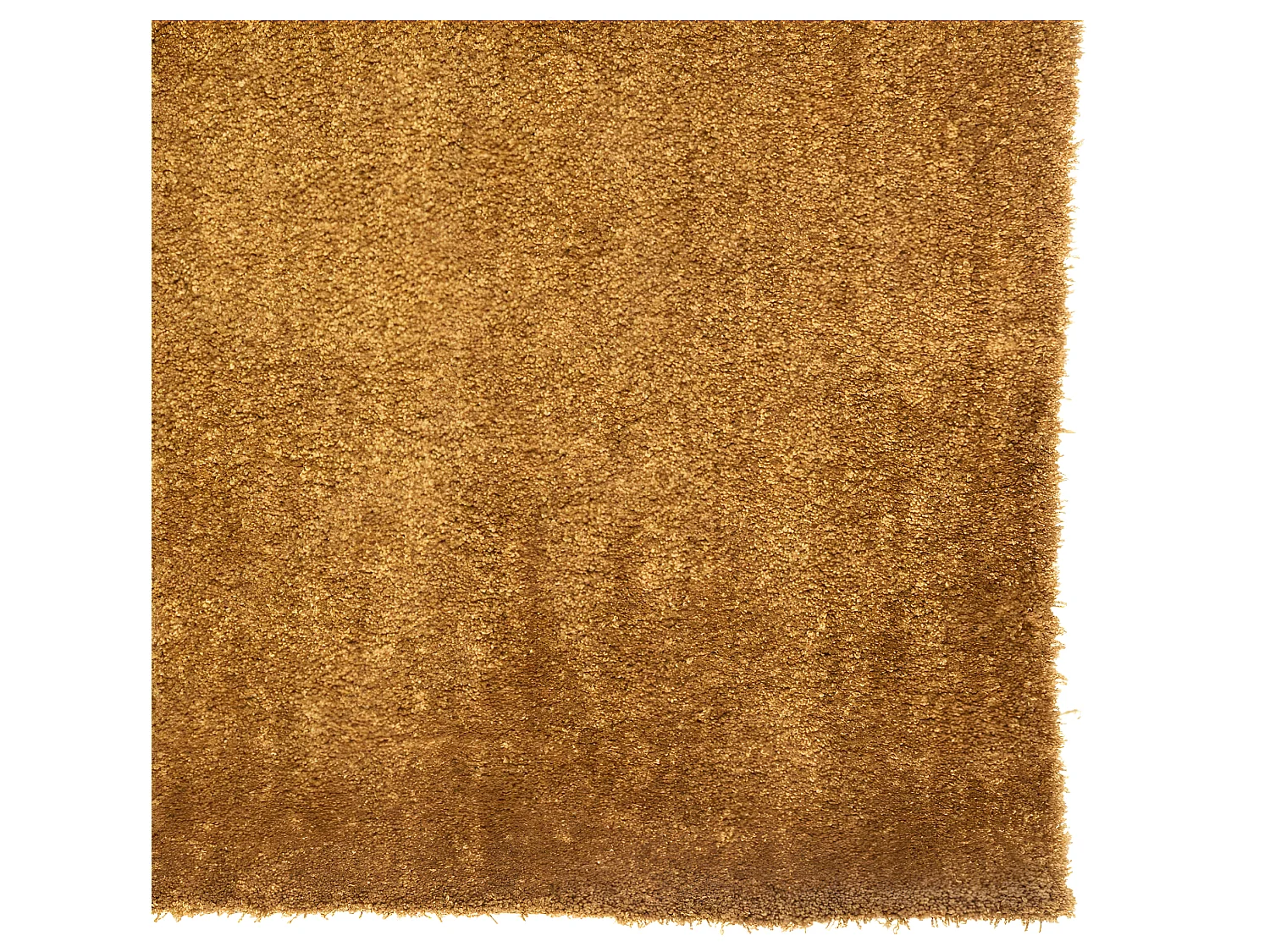 Tapis décoratif Jaune ocre avec reflets 120 x 170 cm