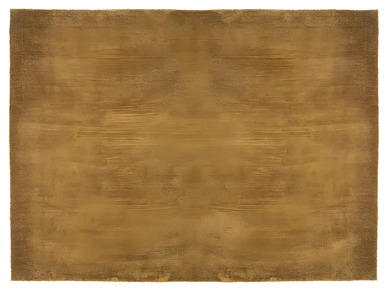 Tapis décoratif Jaune ocre avec reflets 120 x 170 cm
