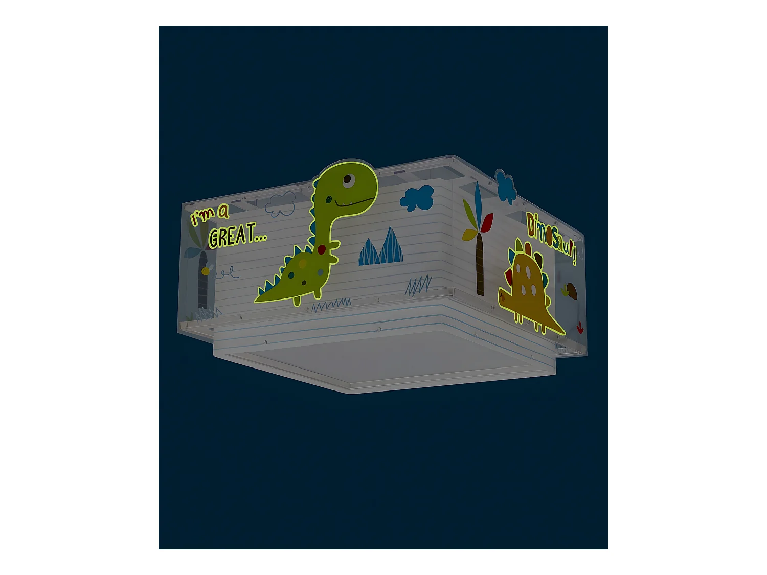 Plafón de techo infantil Dinos - Dinosaurios | DALBER