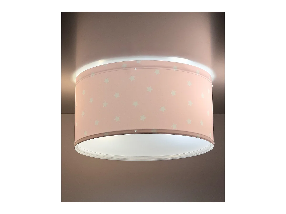 Plafón de techo infantil Star Light estrellas rosa | DALBER