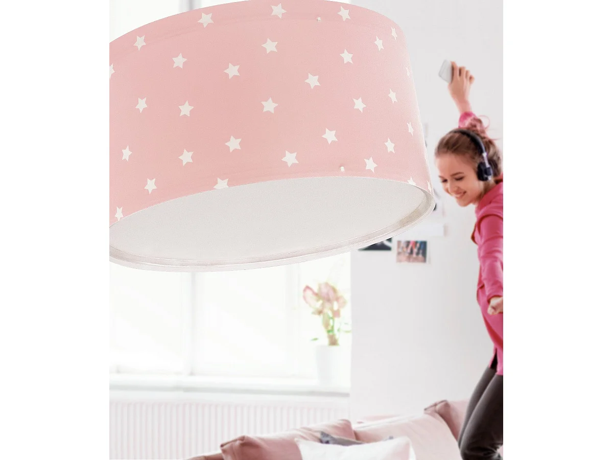 Plafoniera per bambini Star Light Stella rosa | DALBER