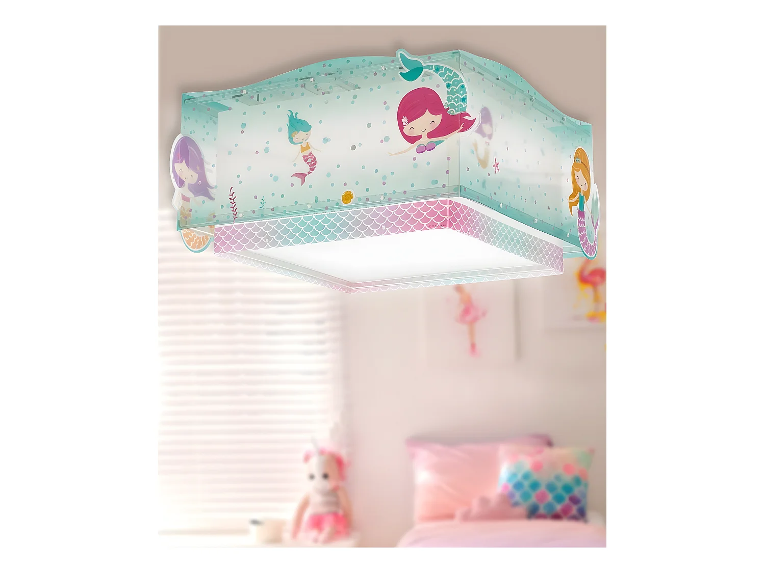 Plafón de techo infantil Mermaids Sirenas | DALBER