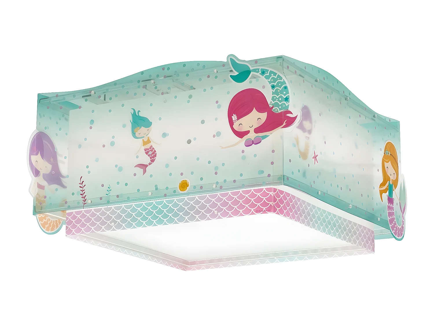 Plafoniera per bambini Mermaids Sirene | DALBER