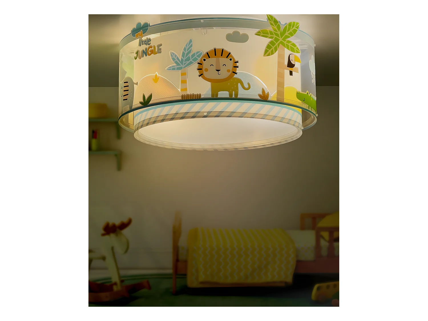 Plafoniera per bambini Little Jungle animali della giungla | DALBER