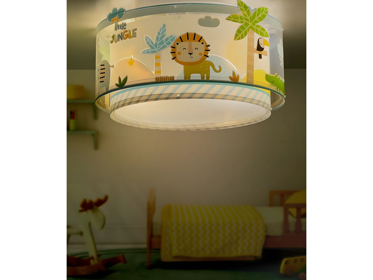 Plafoniera per bambini Little Jungle animali della giungla | DALBER