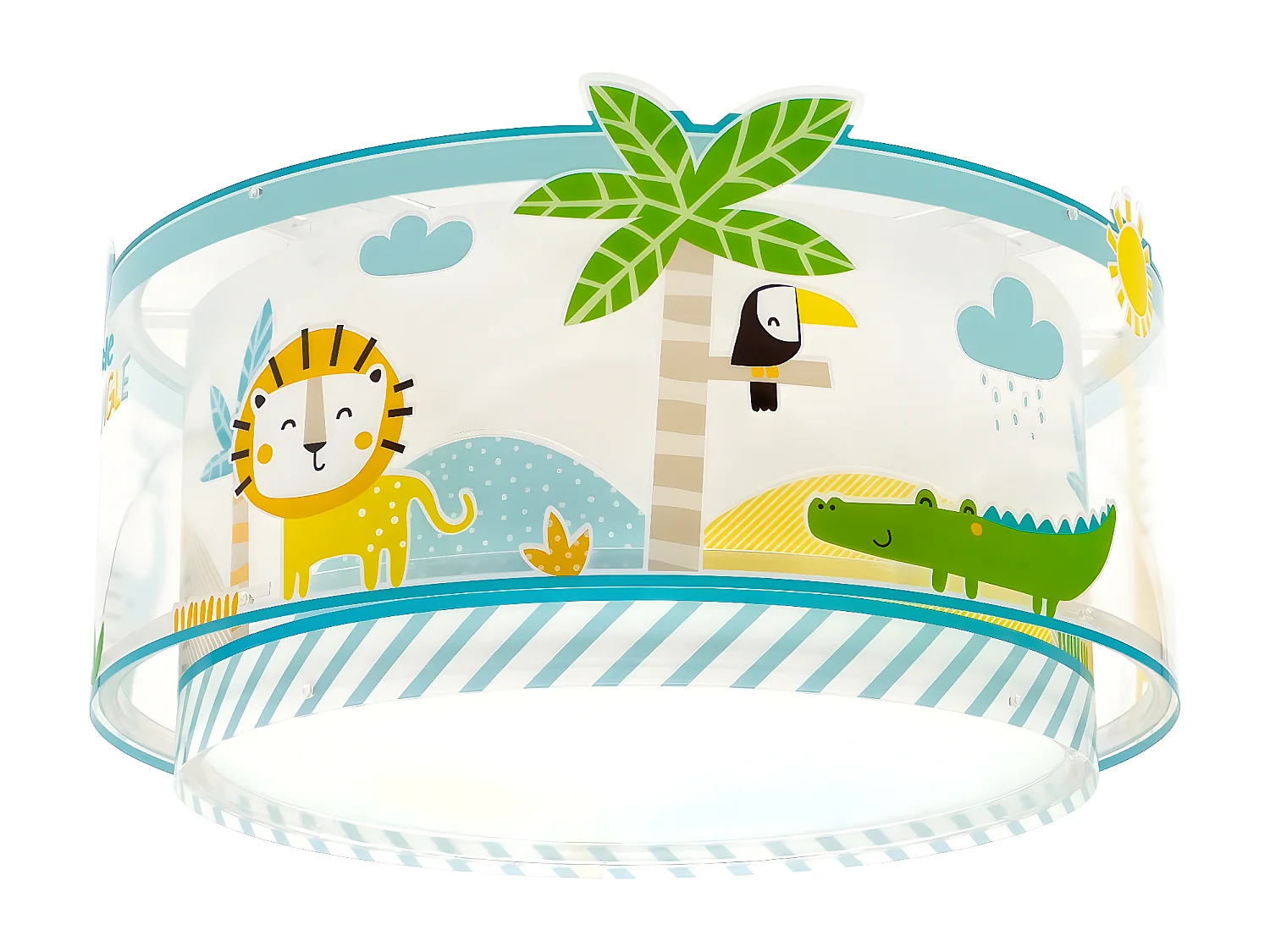 Plafoniera per bambini Little Jungle animali della giungla | DALBER