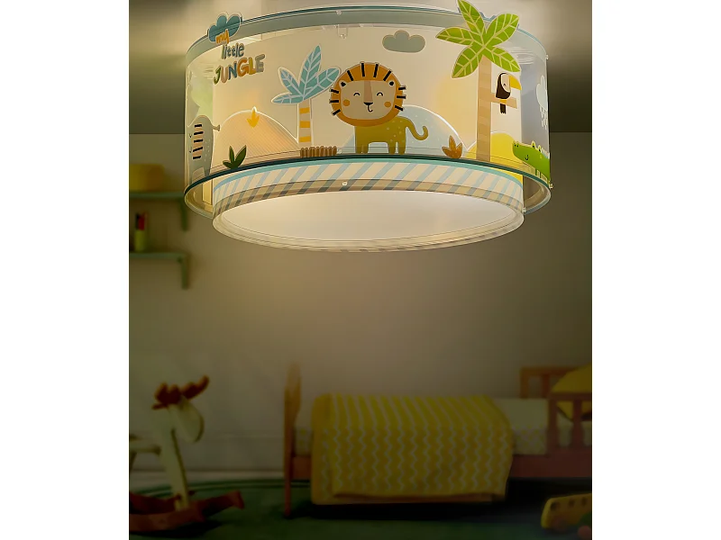 Plafón de techo infantil Little Jungle - Animales Jungla | DALBER