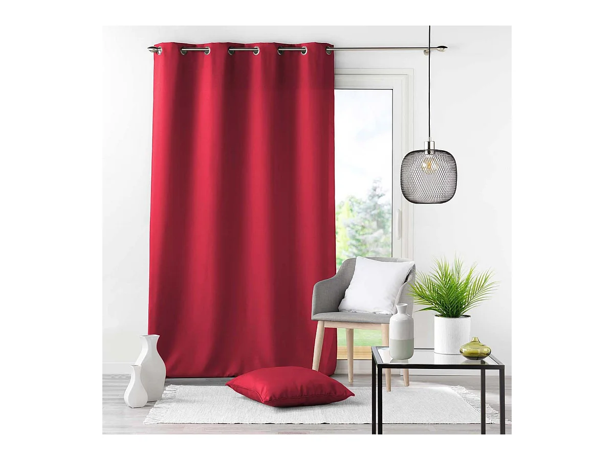 Coussin Déco "Essentiel" 60x60cm Rouge