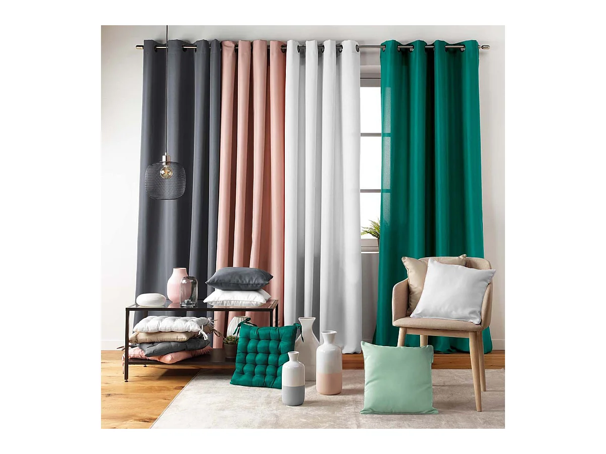 Coussin Déco "Essentiel" 60x60cm Rouge