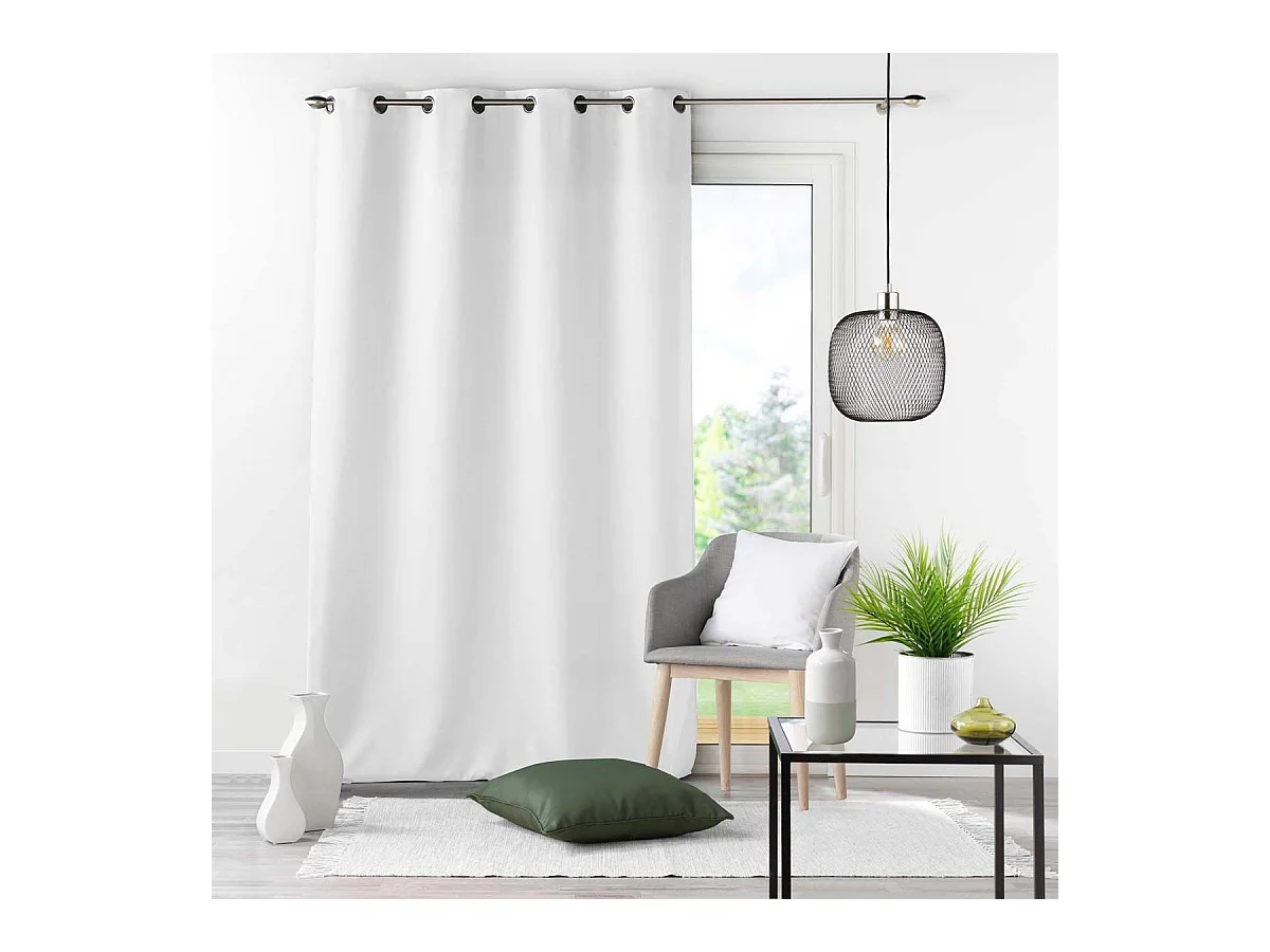 Coussin Déco "Essentiel" 40x40cm Blanc