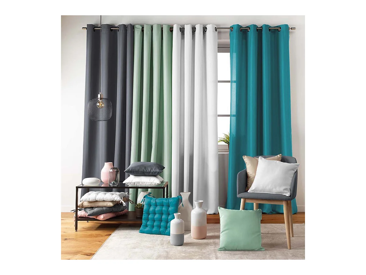 Coussin Déco "Essentiel" 40x40cm Blanc