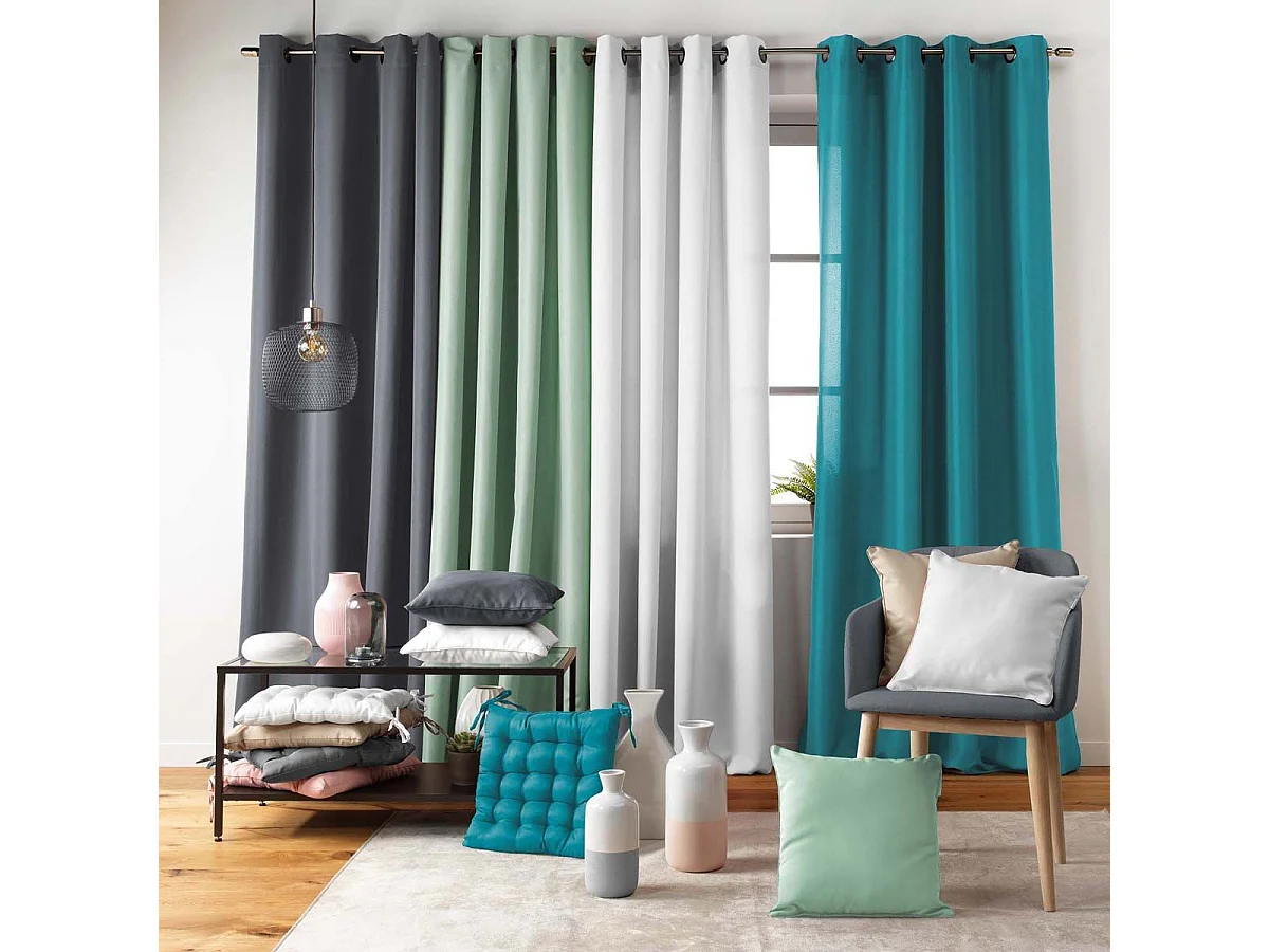 Coussin Déco "Essentiel" 40x40cm Blanc