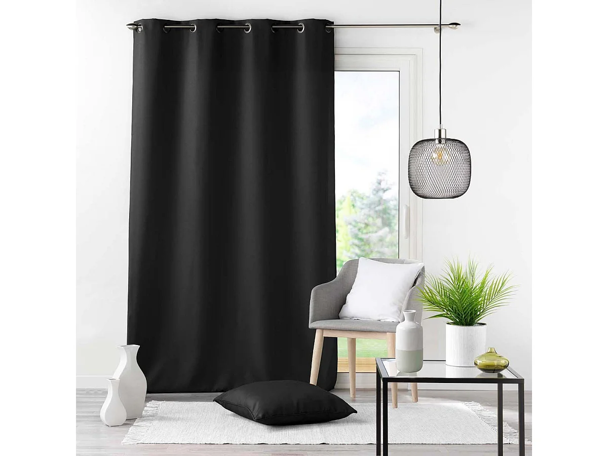 Coussin Déco "Essentiel" 60x60cm Noir