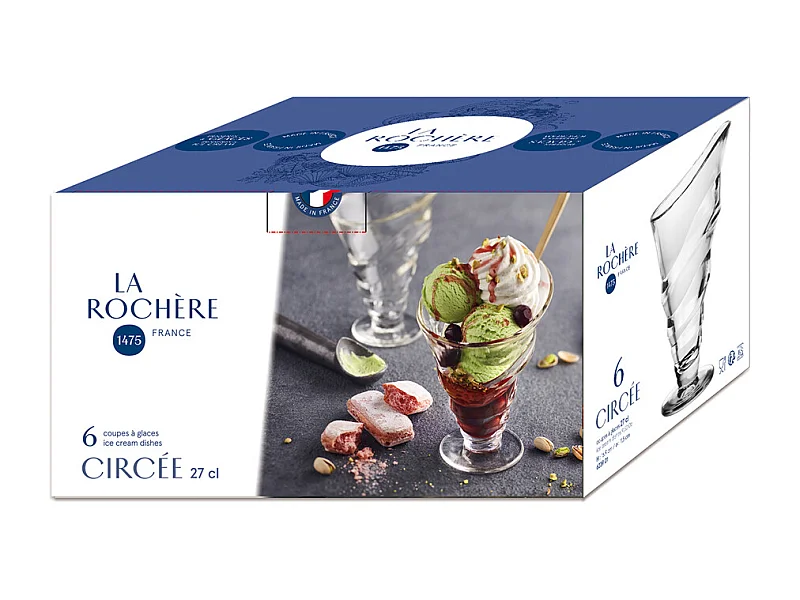 Coupe à glace circée 27 cl (lot de 6)