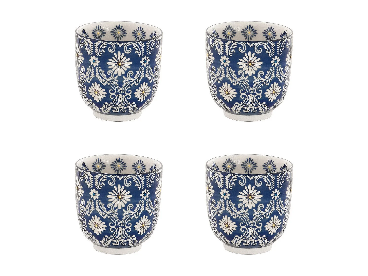 Coffret de 4 gobelets à  thé Almada 15 cl
