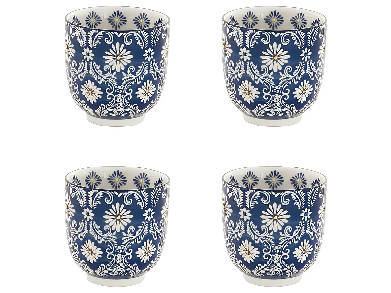 Coffret de 4 gobelets à  thé Almada 15 cl