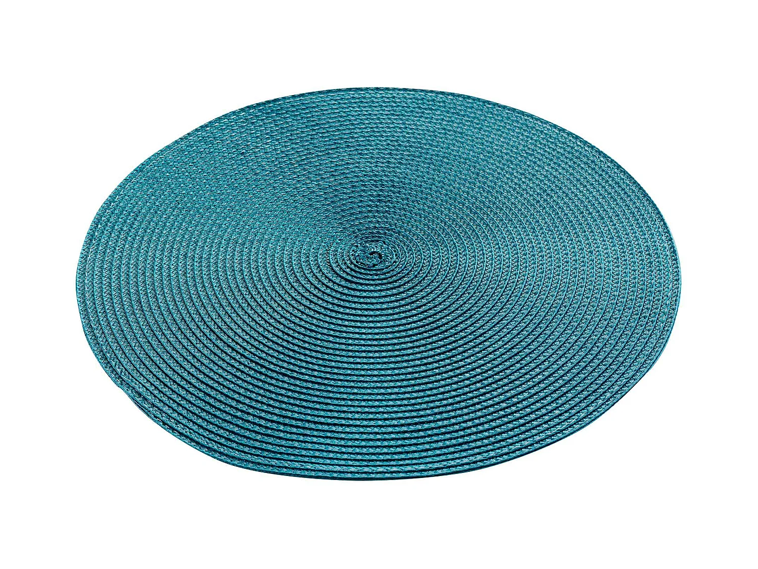Set de table rond 35 cm polypropylene zebulon petrole