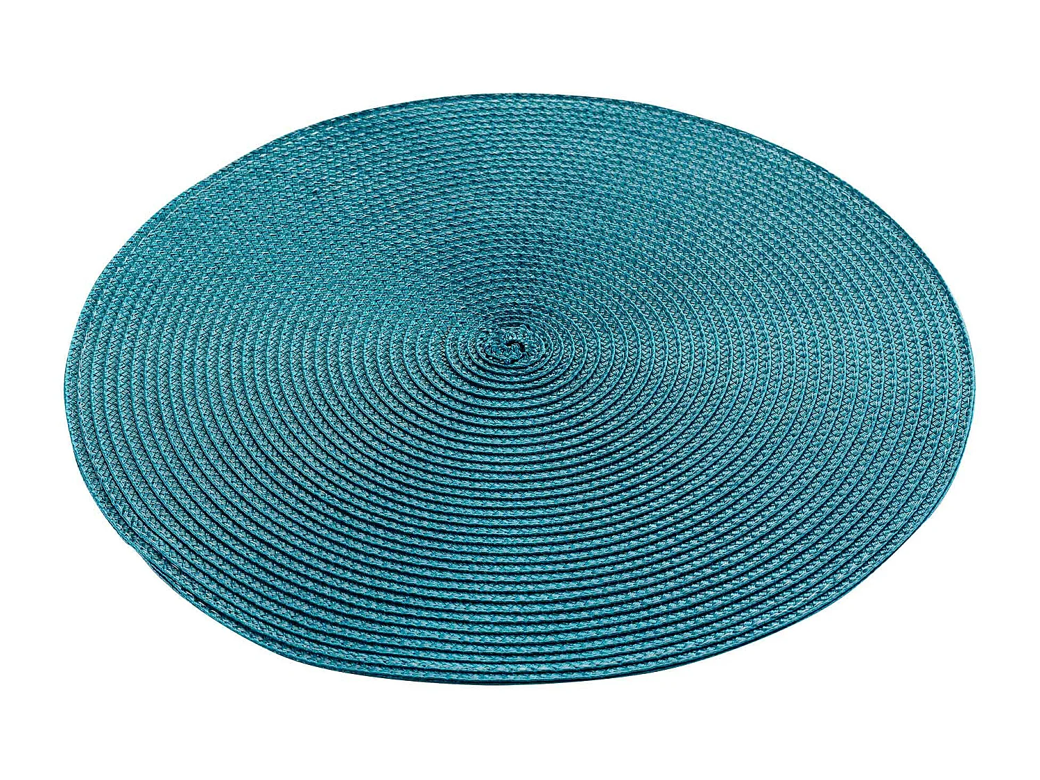 Set de table rond 35 cm polypropylene zebulon petrole