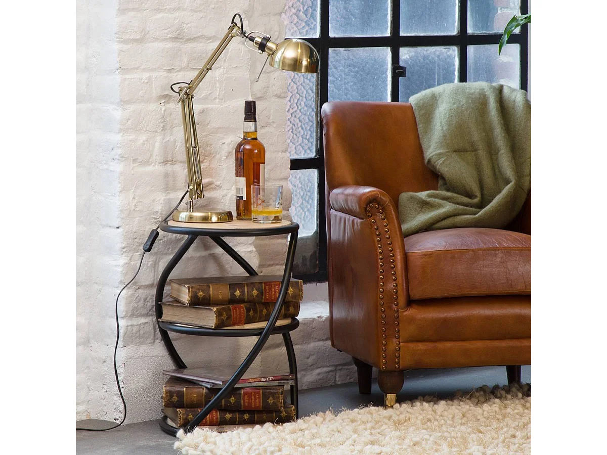 Table de chevet en bois de manguier Mykonos