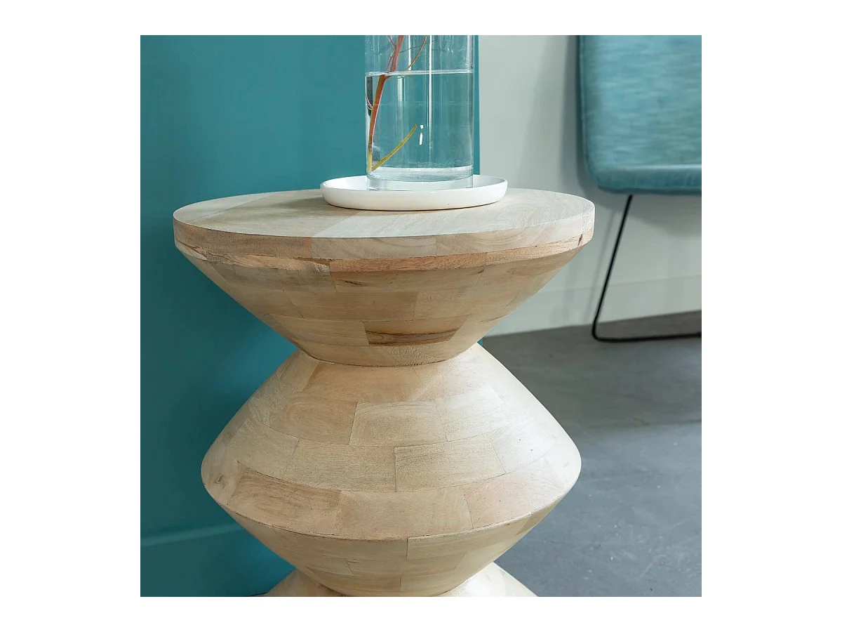 Bout de canapé en bois de manguier Horace