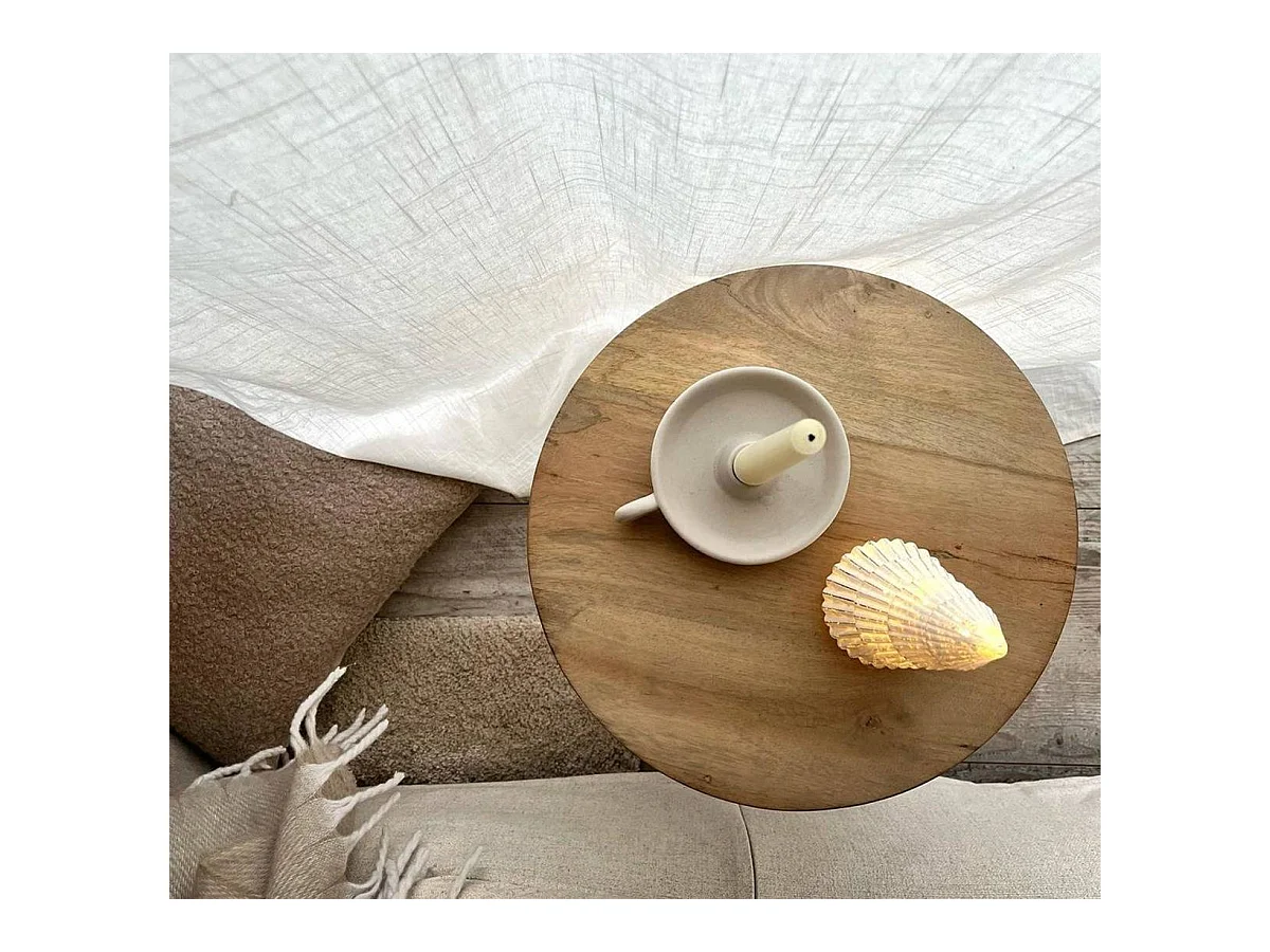 Bout de canapé en bois de manguier Horace