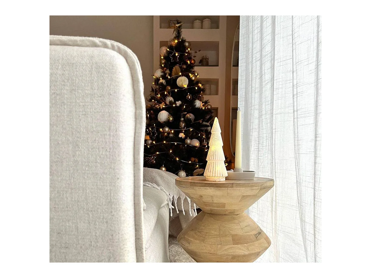 Bout de canapé en bois de manguier Horace