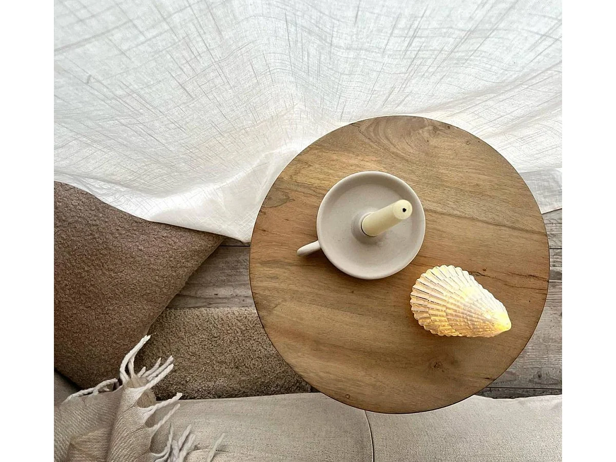 Bout de canapé en bois de manguier Horace