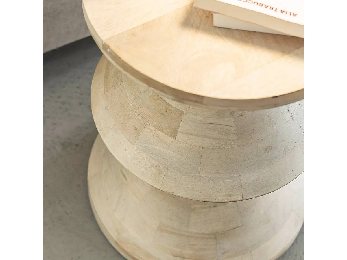 Bout de canapé en bois de manguier Horace