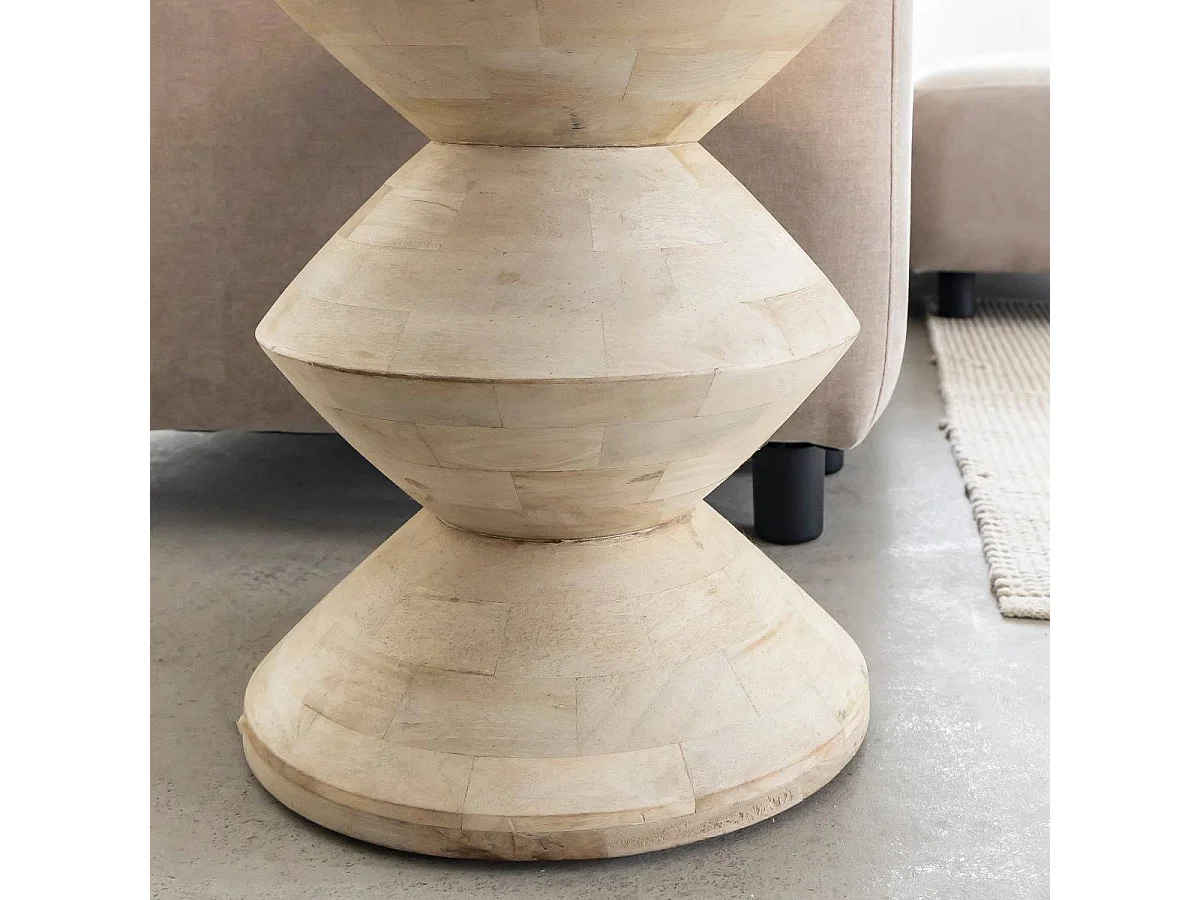 Bout de canapé en bois de manguier Horace