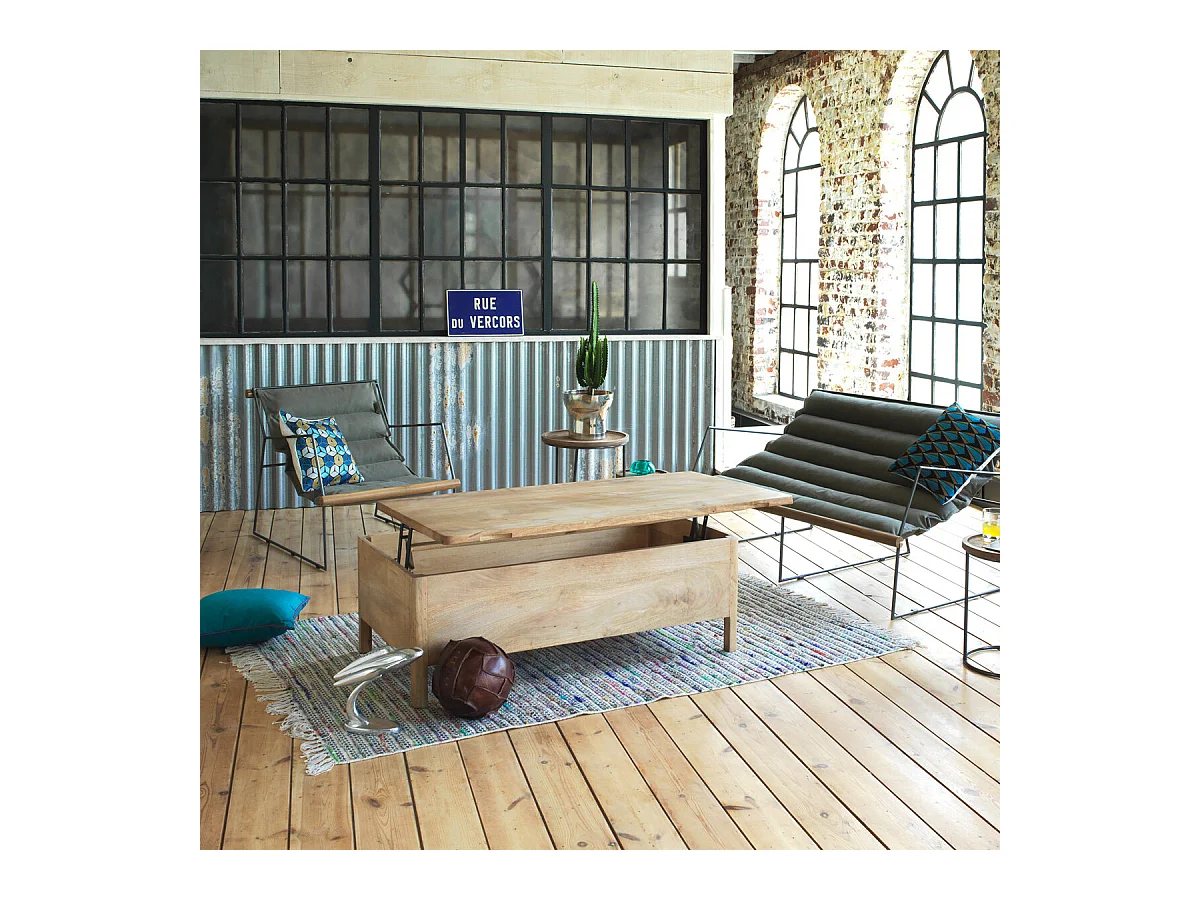 Fauteuil assise suspendue kaki 2 places Rosalie