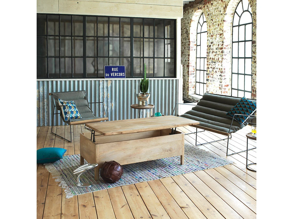 Sillón asiento colgante caqui 2 plazas Rosalie